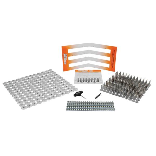 Extreme Max Extreme Max 5001.5520 144-Stud Track Pack with Round Backers - 1.25" Stud Length 5001.5520